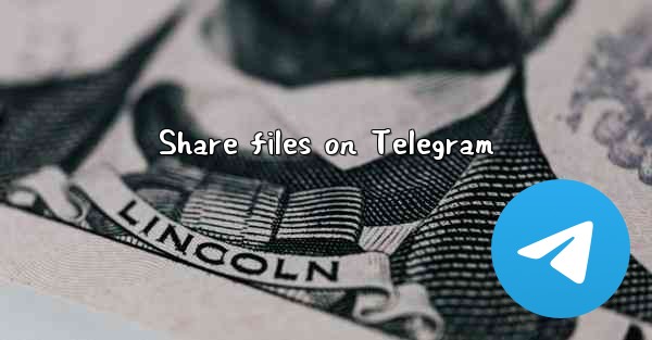 <b>Share files on Telegram</b>