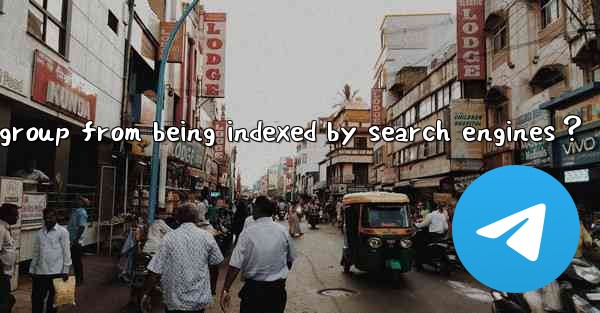 How to prevent my public Telegram channel or group from being indexed by search engines？